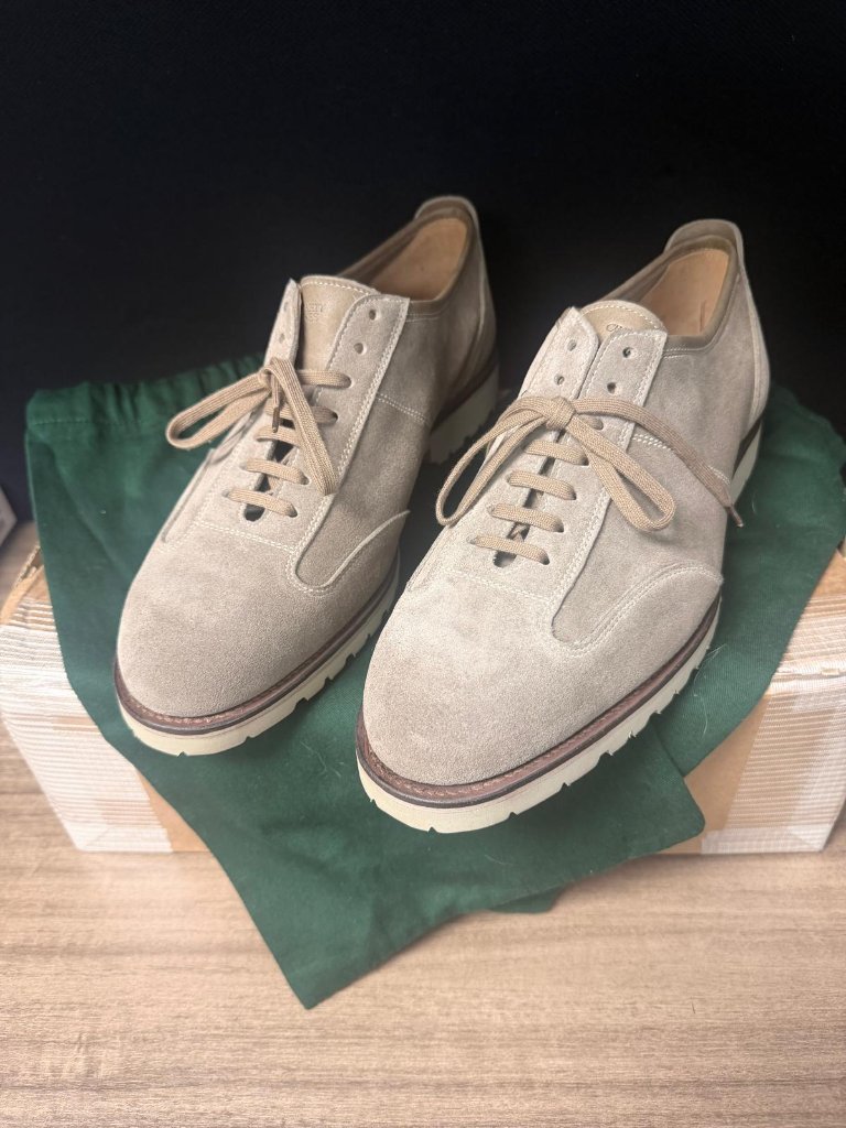Crockett & Jones Suede Lace-Up Shoes — image 2 of 4